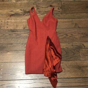 Cinq à Sept Red Mini Dress